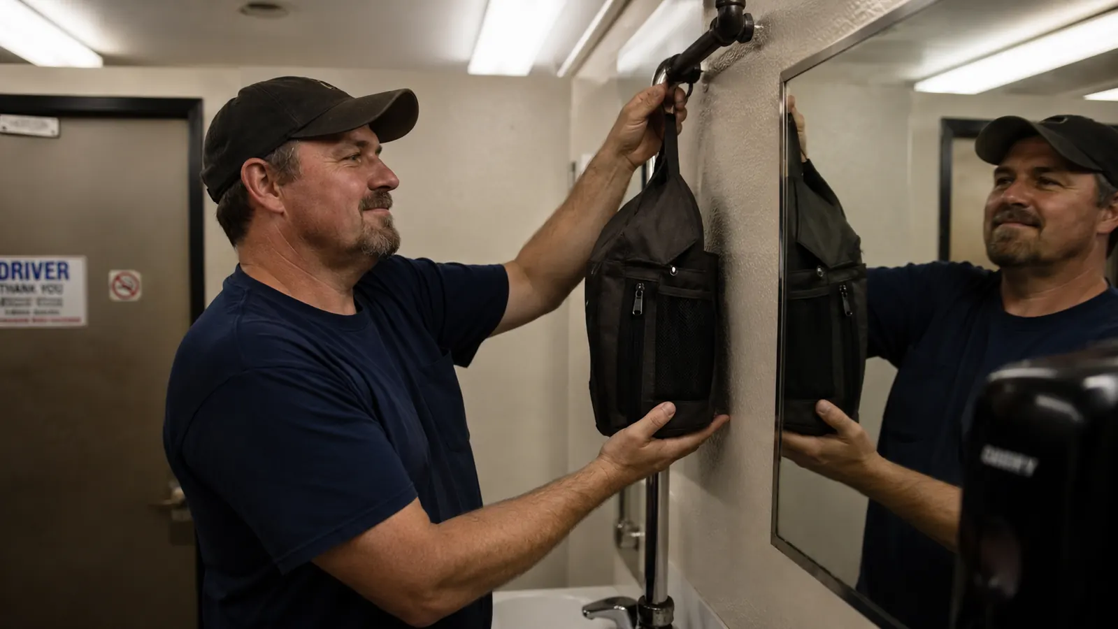 I Found the Toiletry Bag That Actually Works in Any Truck Stop Bathroom